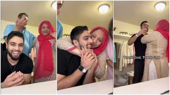 Joyous moment son checks his exam result in presence of parents, their reactions in video melt hearts