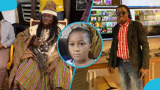 Kwaku Bonsam shows off his beautiful daughter to prove that he was a fine man