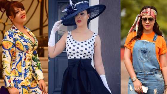 Nadia Buari poses in different styles as she flaunts spotless beauty on IG in 8 photos