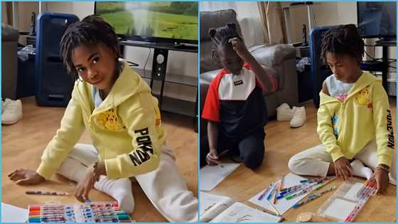 Abigail: Young Ghanaian dancer resumes academic work after BGT exploits, video of how she learns trends