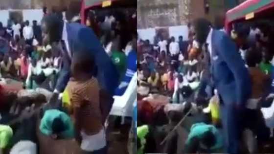 Pastor stirs social media; canes members for missing Sunday service in new video