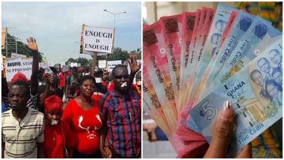 Angry traders threaten to hit the streets over cedi's continuous fall to the dollar
