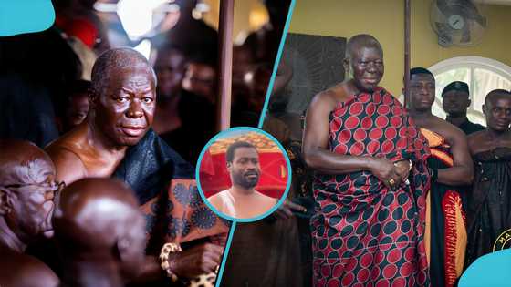 Otumfuo publicly cautions new Kwamang chief against chasing after women in his township, video goes viral