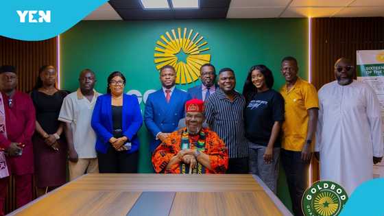 "Incredible job": Pete Edochie sings Sammy Gyamfi's praises after a courtesy call at GoldBod