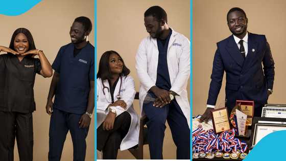 Lovebirds mark academic milestone as they both graduate with enviable records