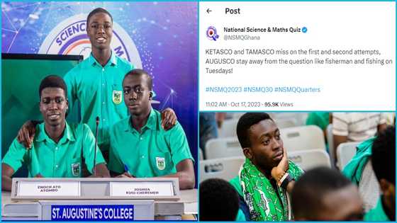 NSMQ liken Augusco's inability to answer a question to fishermen refraining from fishing on Tuesdays