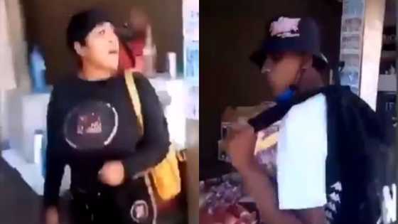 Teens 'yawa' lady in public for wearing fake Versace; social media users react
