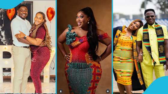 Apostle Amoako Attah's pretty daughter who married a tall and handsome man slays in 5 elegant outfits