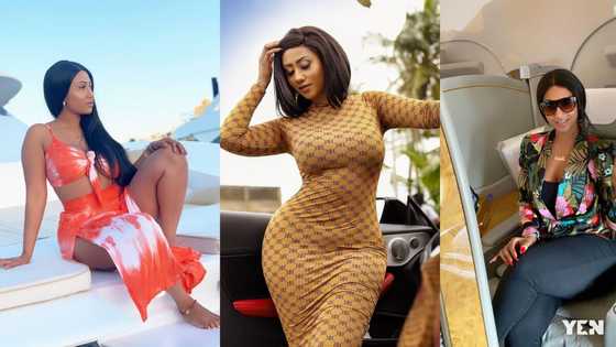 Hajia4reall challenges Nana Aba; gets new house and new car as b'day gifts in video