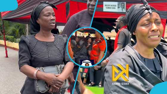 TikToker blasts Daddy Lumba's sister for allegedly ‘snubbing’ Odo Broni at one week observance, video