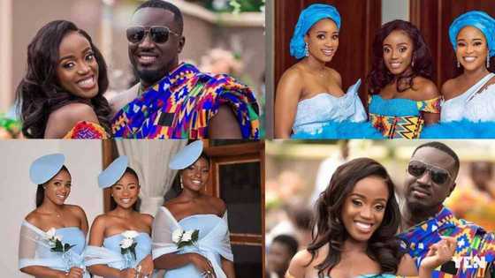 Former beauty queen Desley marries in a colourful but simple wedding; photo drop