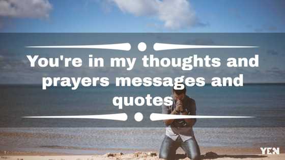 The most encouraging you're in my thoughts and prayers messages that will uplift your loved ones