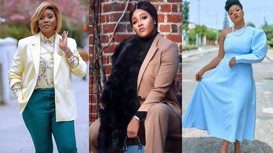 A-Plus' wife Akosua Vee stuns IG followers with her fashion in photo