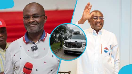 Kennedy Agyapong files nomination in expensive customised GMC pick up, sends warning to Bawumia