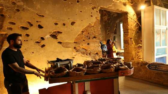 Lebanon's past echoes its grim present in exhibition