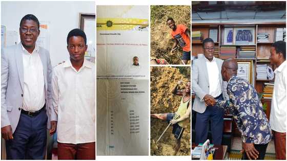 Stephen Koomson: GNPC gives scholarship to brilliant 'galamsey' boy with 5As in WASSCE