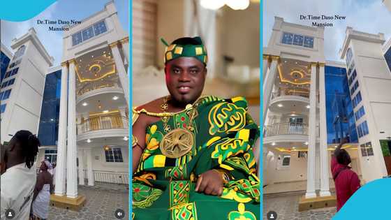Dr Time Daso: CEO of Medimanfo Herbal clinic flaunts his lavish triplex multi-million dollar mansion in Accra