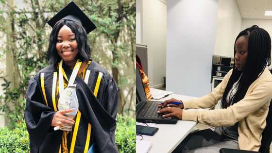Lady graduates as best student in Computer Science with 1st class in Ghana