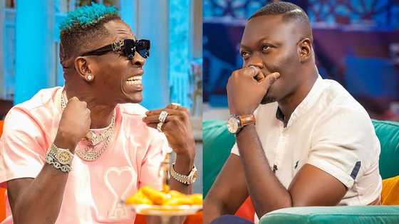 Video of Shatta Wale and Arnold having fun pops up after their clash on McBrown's show on UTV