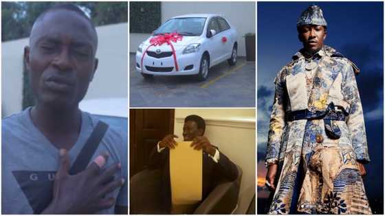 “This is beautiful”: Reactions as Nana Cheddar gifts widower of 3 kids brand new car; video leaves fans in their feelings