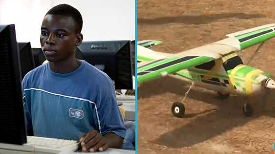 Brilliant Ghanaian SHS student invents a miniature aeroplane: "Talent dey Ghana"