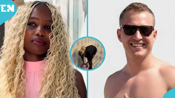 Lady who washed Russian man's boxers in viral clip explains why she did it