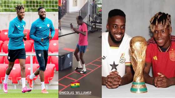 Inaki Williams jams to Black Sherif, teases brother for eating fufu and scoring goals