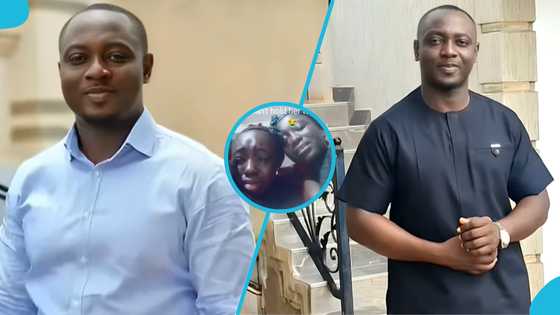Samuel Aboagye’s daughter bitterly weeps over his death in sad video, peeps console her