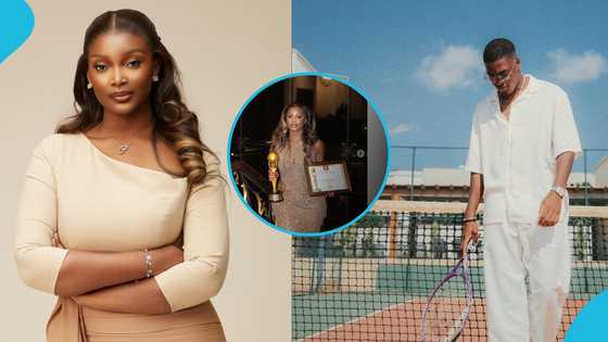 Sharaf Mahama's pretty "woman" Jasmine Djang opens a plush Home care facility, wins a big award