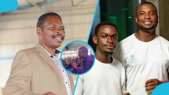 Elder Frank Donkor breaks down in tears at chuch after losing sons in tragic crash, video evokes sorrow