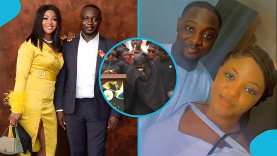 Samuel Aboagye's last message before the helicopter crash makes widow break down during tribute