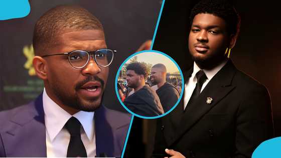 Otumfuo’s sons steal show with handsome looks and splendour at Asantehemaa’s funeral, video