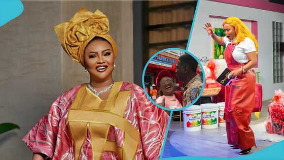 Tears and smiles as Nana Ama McBrown reunites with her longtime boss, Alhaji