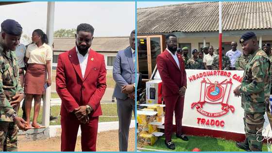 Apostle Solomon Oduro: Charlotte Oduro's ex-husband donates to the Ghana Armed Forces