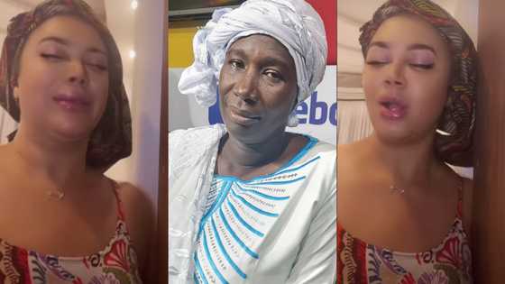 Nadia Buari dresses like Cecilia Marfo to sing 'wha shawa say' in new video; McBrown, others laugh