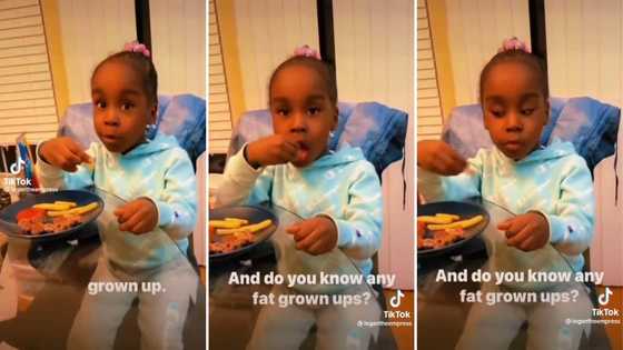 Ruthless little girl tells mom she's fat in funny TikTok video