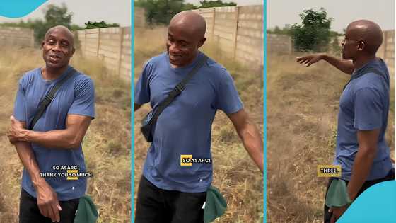 Man travels to Ghana to inspect land he bought, his reaction after visiting the site trends, video