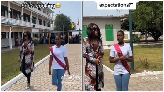 Wesley Girls: Pretty Form 1 girl being taught how to sashay on her first-day at school causes stir