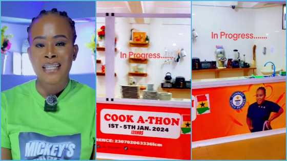 Cookathon: Kitchen setup of Ghanaian lady hoping to set new world record evokes joy