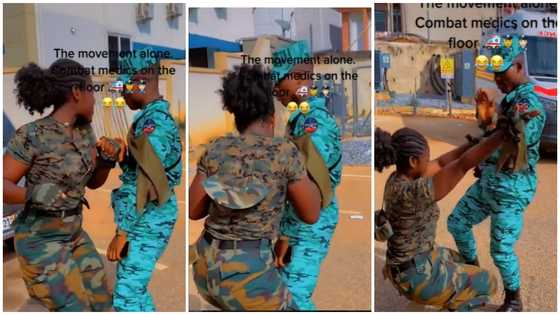 Ghanaian soldier and ambulance service personnel show dance moves in new video