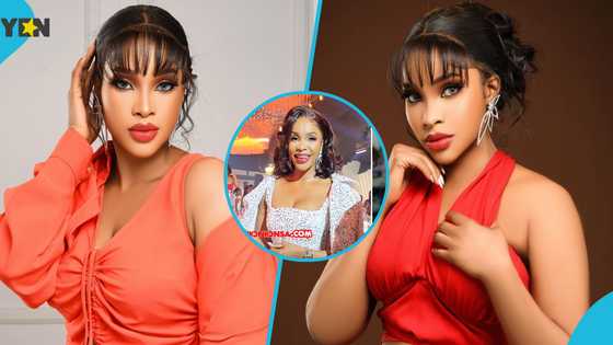 Benedicta Gafah receives heavy criticism as she slays in a silver sequin dress at Mandy's wedding