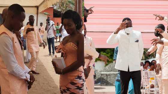 Beautiful photos drop as top sports presenter Eli Kondoh weds longtime girlfriend