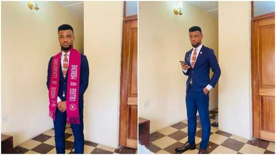 Man graduates from university, celebrates his achievement with beautiful photos