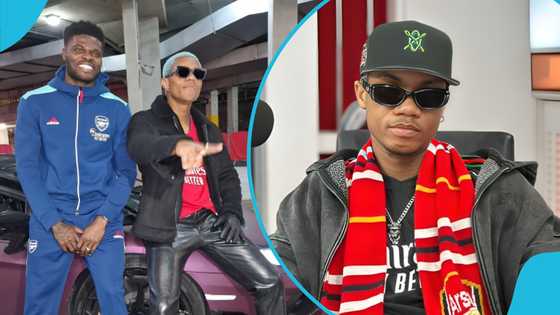KiDi shares his love story about Arsenal during London trip (Video)