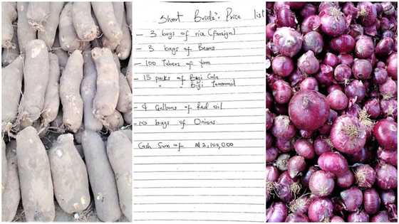 Family demands 10 bags of onion, GH¢38k cash & 100 yams as bride price; many shout on social media