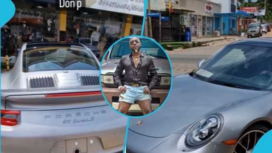 Osebo debuts GH¢2M Porsche 911 Turbo S in Ghana, drops video of interior: "Money Dey"