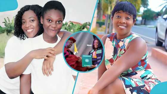 Kumawood actress Bridget Serwaa Kwakye graduates from university, lovely photos emerge
