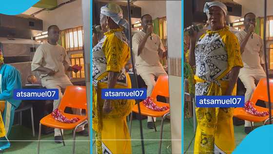 Yaw Sarpong looks fit, shows great signs of recovery as he performs with Tiwaa in church