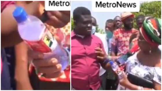 Ghanaian woman keeps bottled water served at Atta Mills' funeral for 10 years, video pops up- "It's a blessing"
