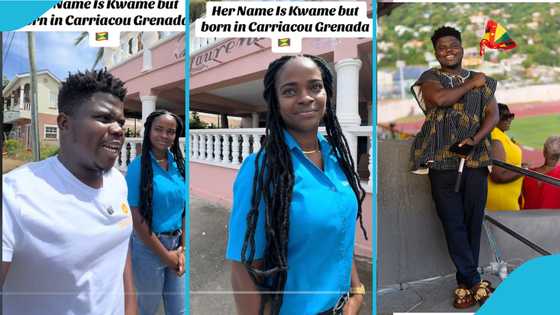 Wode Maya meets lady called Kwame during visit to Grenada, expresses amazement